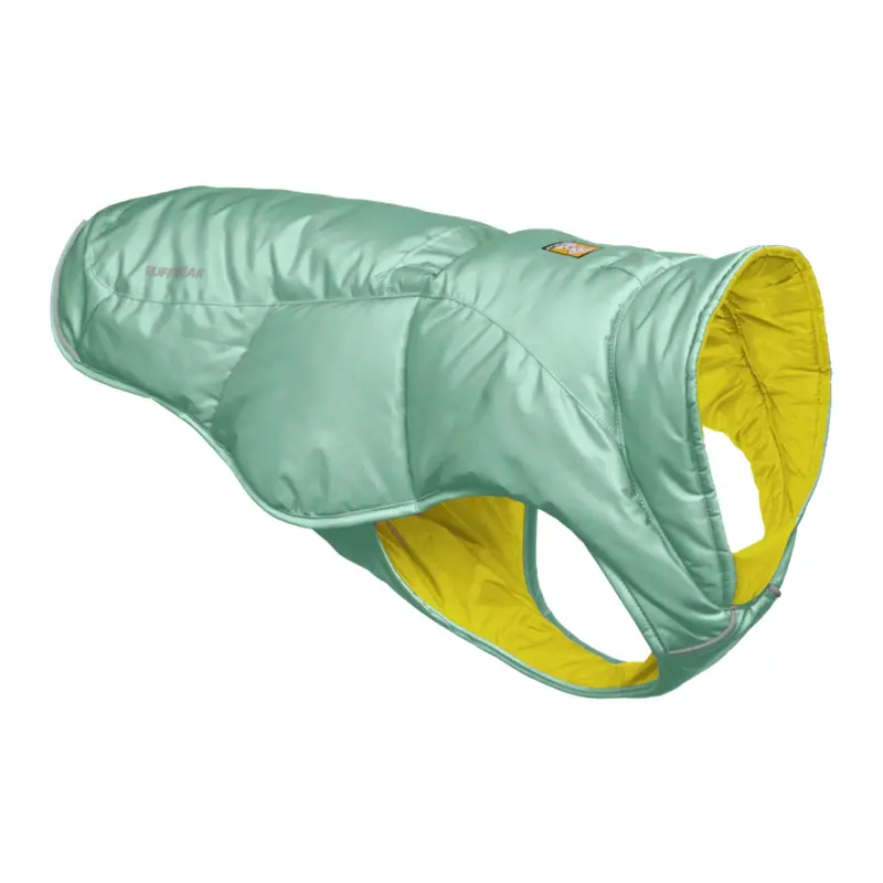 RuffWear Quinzee Insulated Dog Jacket - River Rock Green