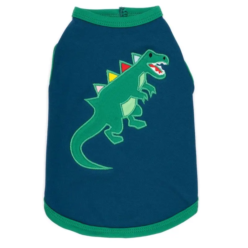 Worthy Dog Dino Dog T-Shirt - Blue