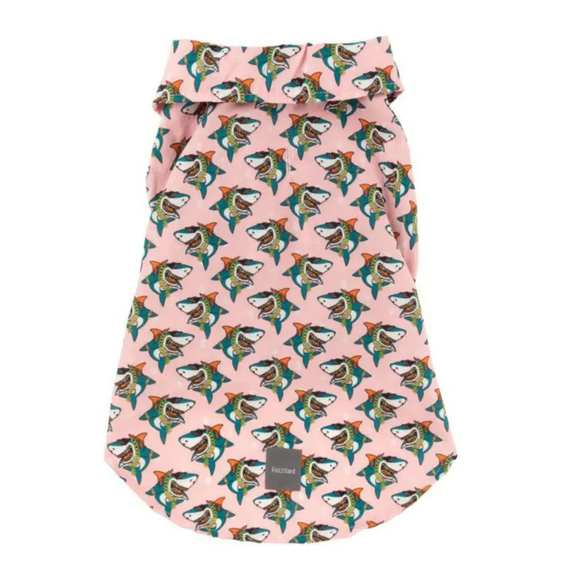 FuzzYard LL Cool Jaw$ Button-Up Dog Shirt