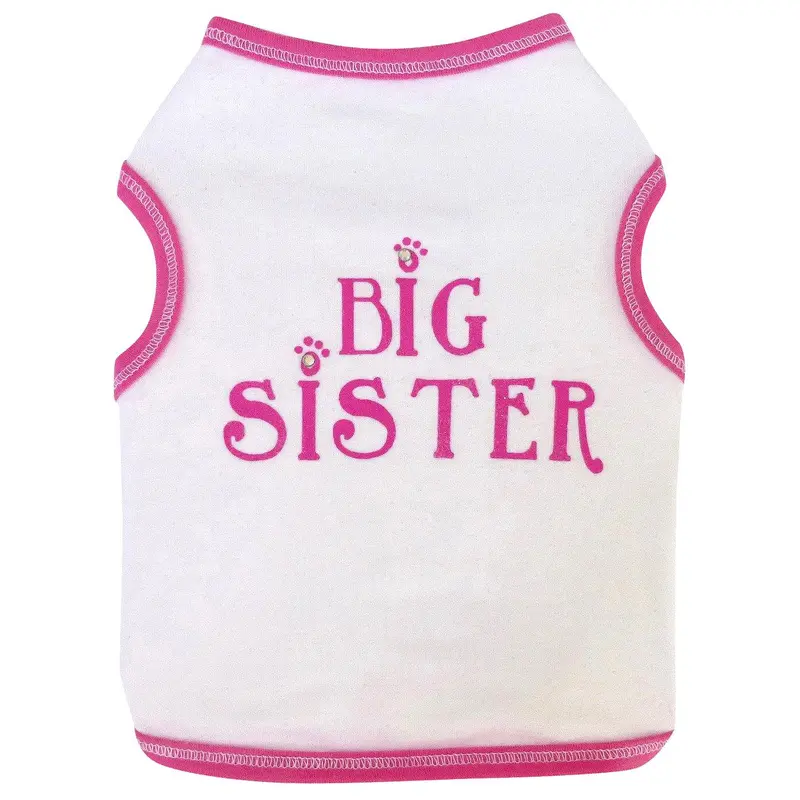 I See Spot Big Sister Cotton Dog Tank Top 