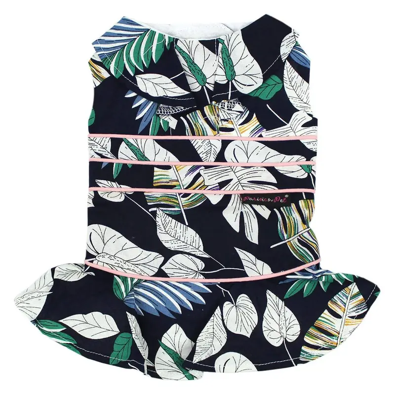Palm Leaves Dog Dress by Parisian Pet
