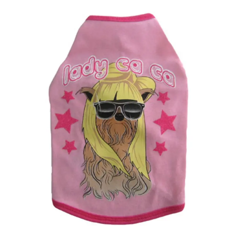 RuffLuv NYC Lady CaCa Dog Shirt - Pink