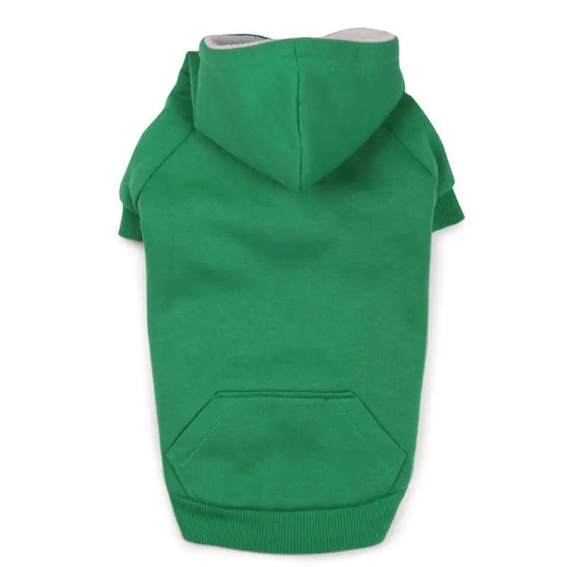 Zack & Zoey Fleece Lined Dog Hoodie - Green
