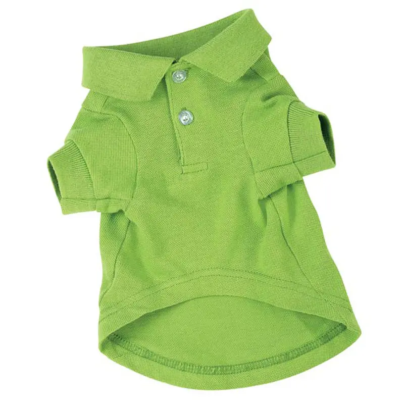 Zack & Zoey Polo Dog Shirt - Parrot Green