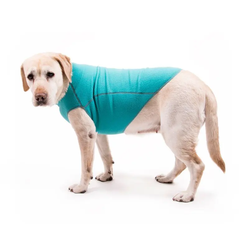 My Canine Kids Fleece Jumper Dog Sweater - Turquoise