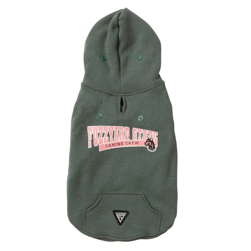 FuzzYard State Dog Hoodie - Myrtle Green