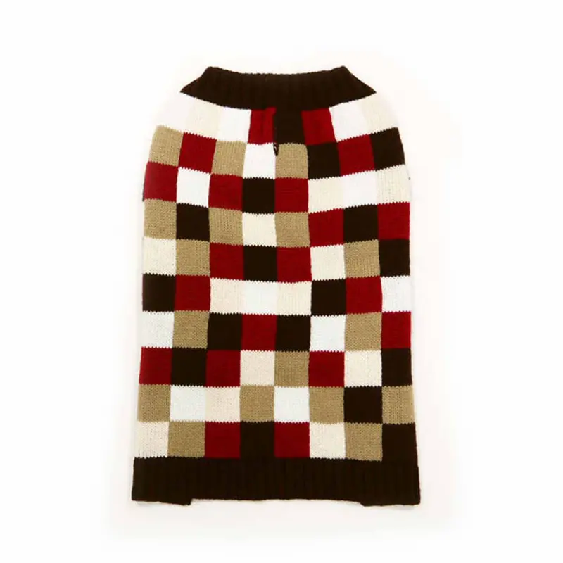 Mosaic Dog Sweater by Dogo - Brown