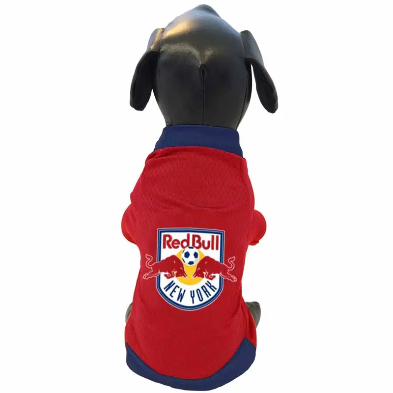 New York Red Bulls Athletic Mesh Dog Jersey