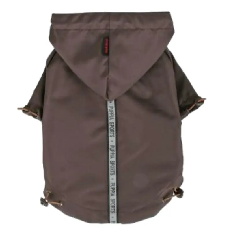 Base Jumper Windbreaker Dog Coat by Puppia - Brown