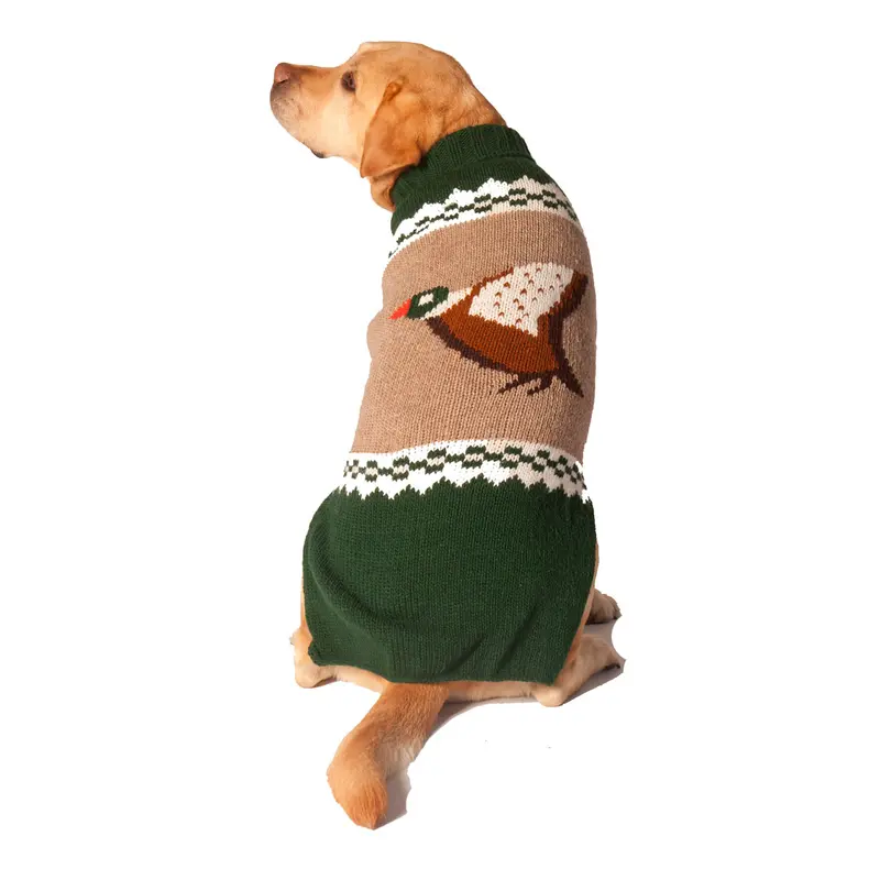 Chilly Dog Handmade Mallard Wool Dog Sweater