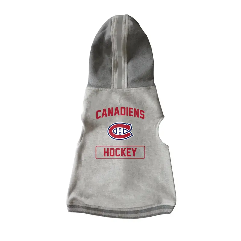 Montreal Canadiens Crewneck Dog Hoodie - Gray