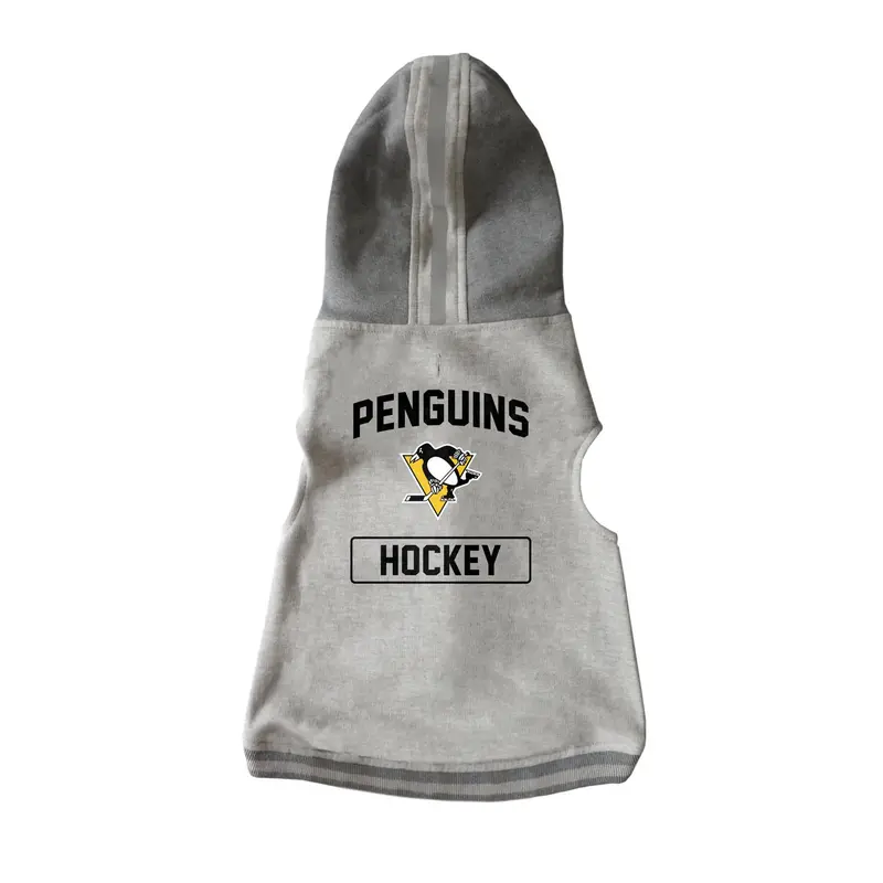Pittsburgh Penguins Crewneck Dog Hoodie - Gray