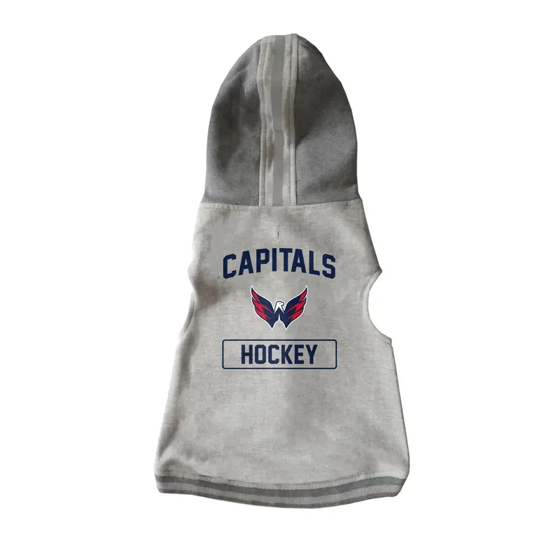Washington Capitals Crewneck Dog Hoodie - Gray