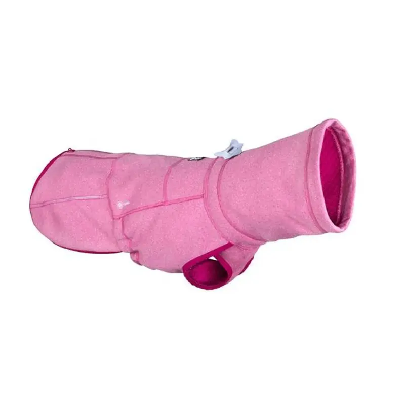 Hurtta Razzle-Dazzle Midlayer Reversible Dog Coat - Beetroot / Beetroot Melange