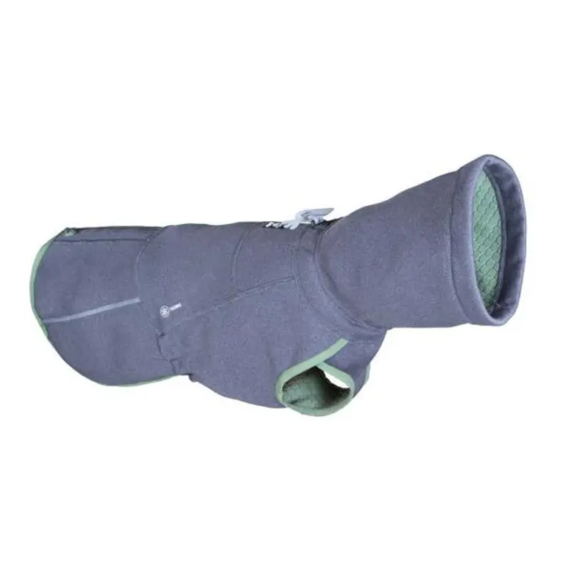Hurtta Razzle-Dazzle Midlayer Reversible Dog Coat - Blackberry Melange/ Hedge