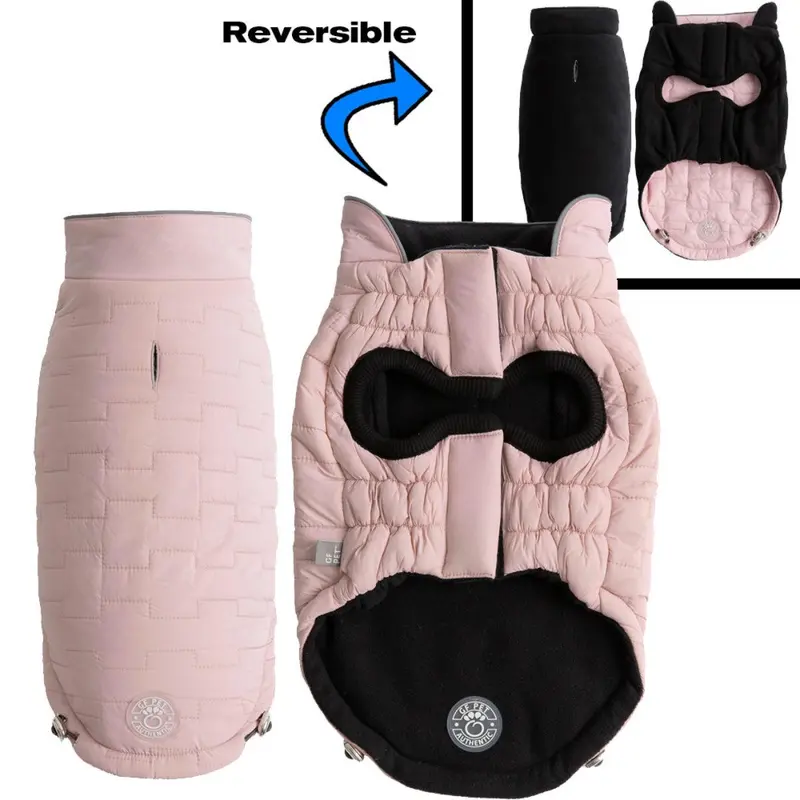GF Pet Reversible Chalet Dog Jacket - Pink