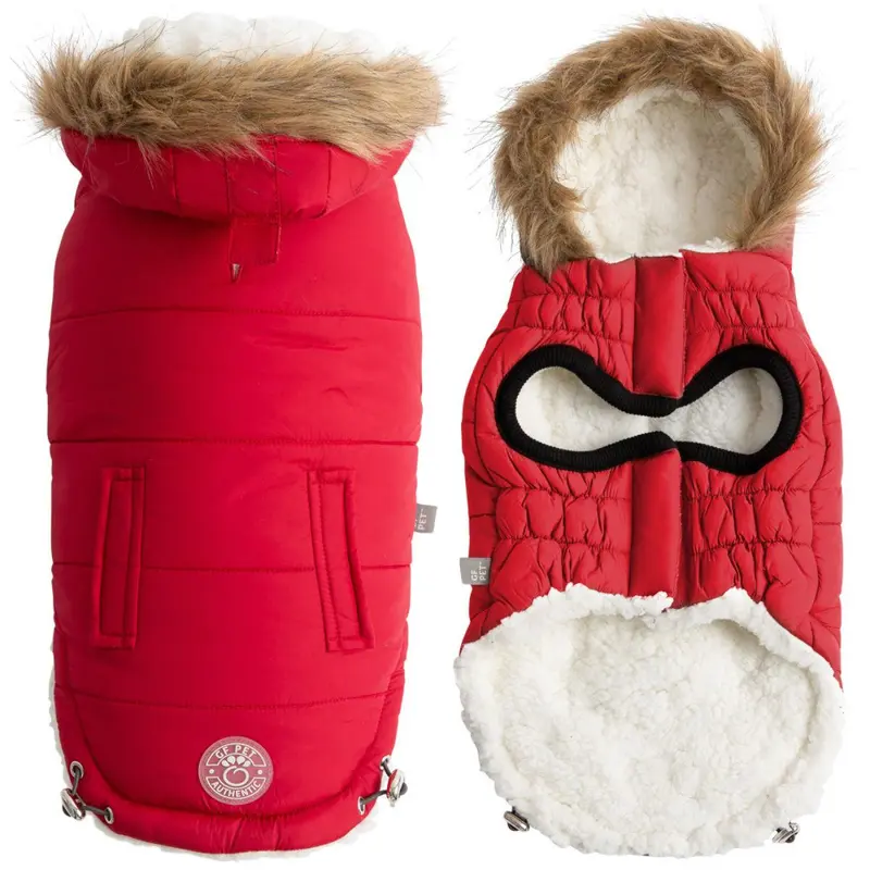 GF Pet Urban Parka Dog Coat - Red