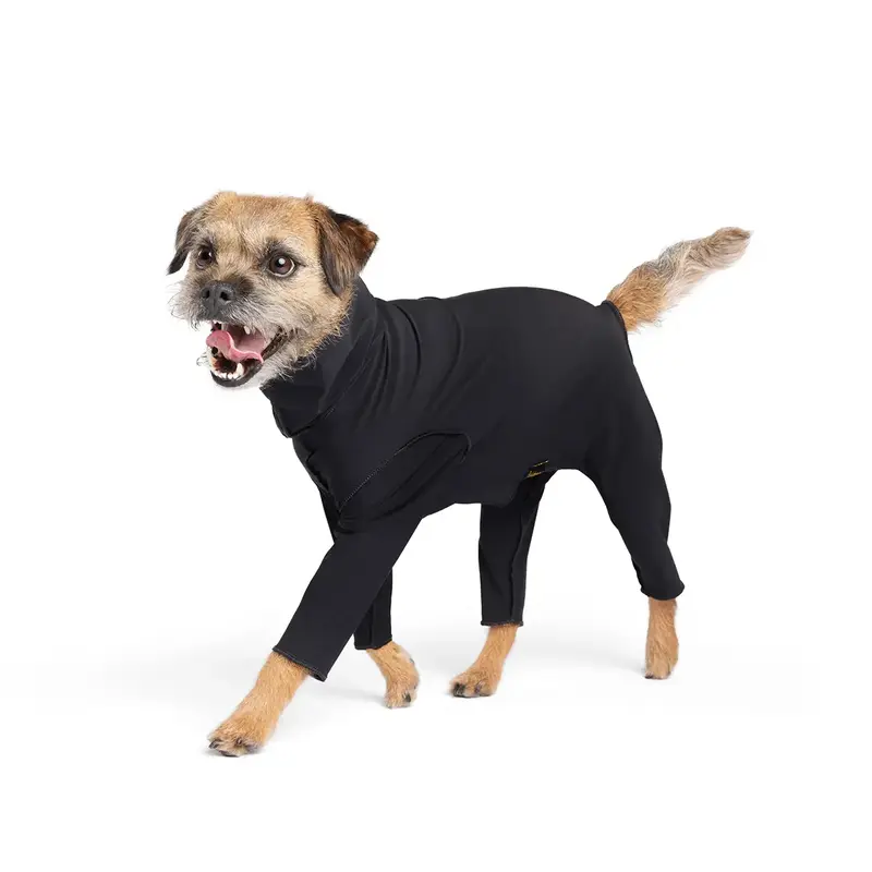 Gold Paw Sunsie Shield Dog Onesie - Black