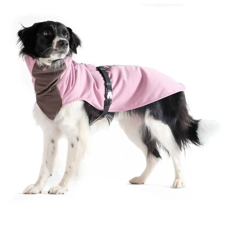 Gold Paw Winter Paw Dog Coat - Lilac with Gray