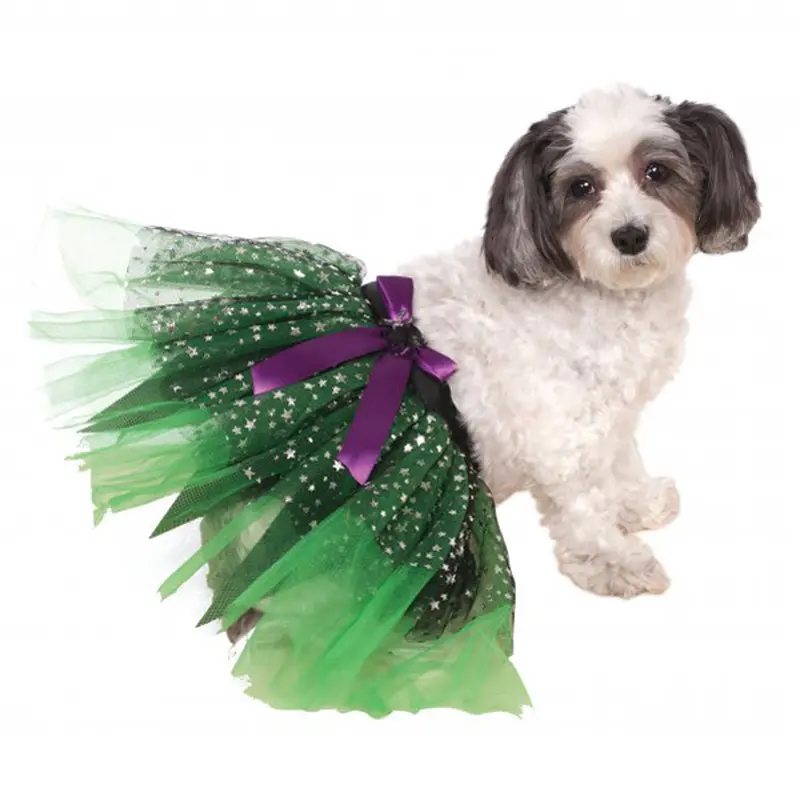 Witch Dog Tutu with Stars