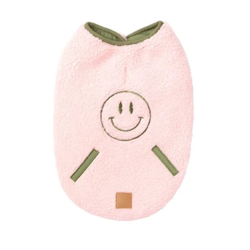 FuzzYard Nara Reversible Dog Jacket - Pink