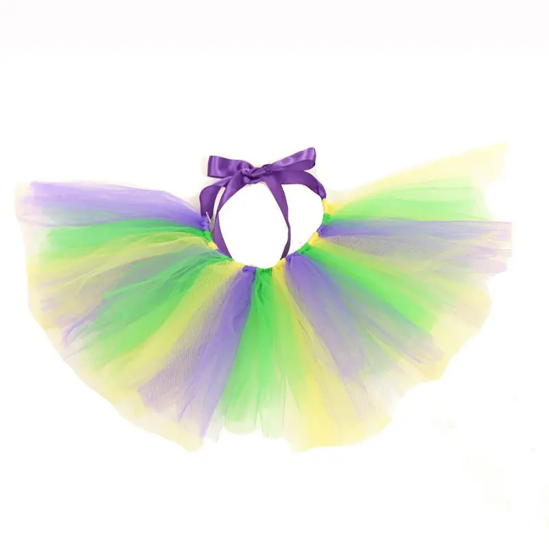 Pawpatu Tulle Dog Tutu - Mardi Gras