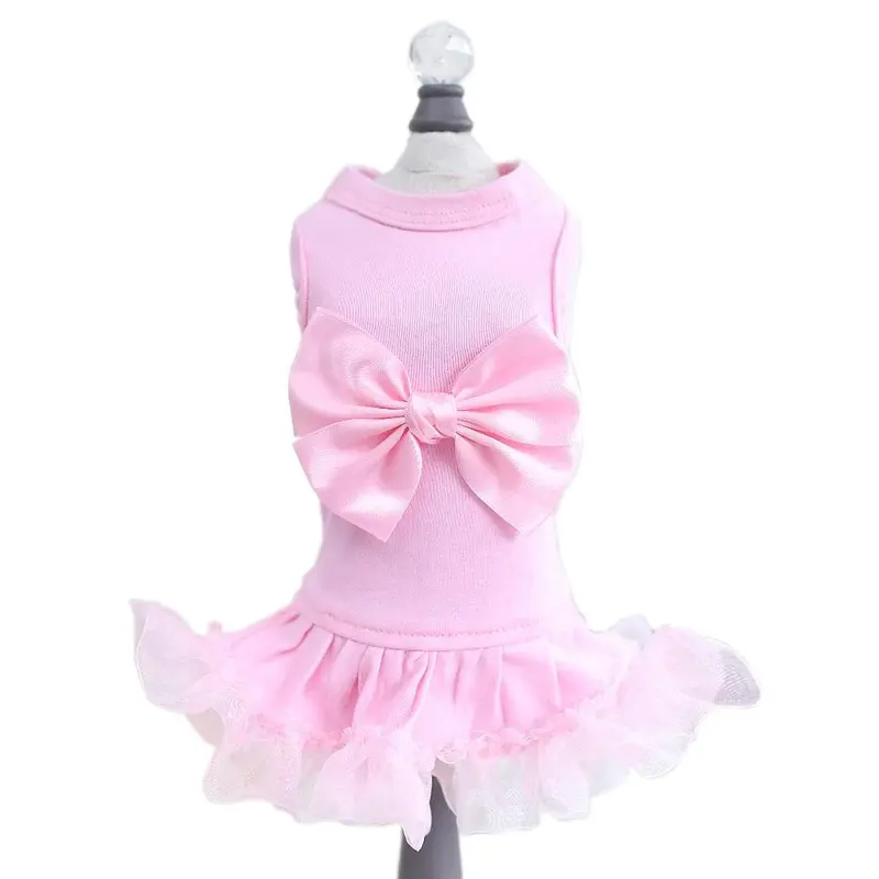 Hello Doggie Ballerina Dog Dress - Pink