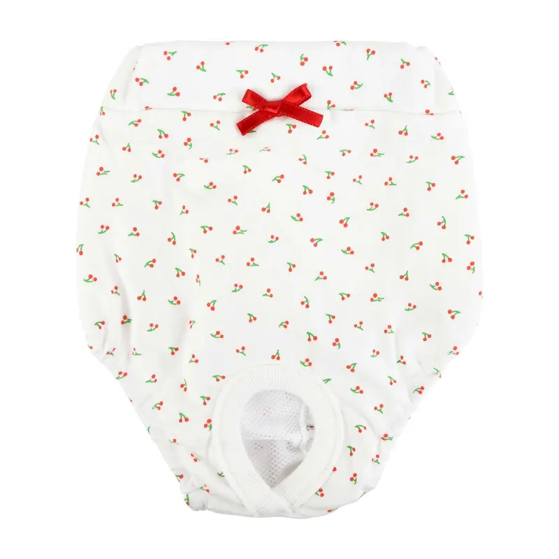 Sherie Dog Sanitary Pants by Pinkaholic - Ivory