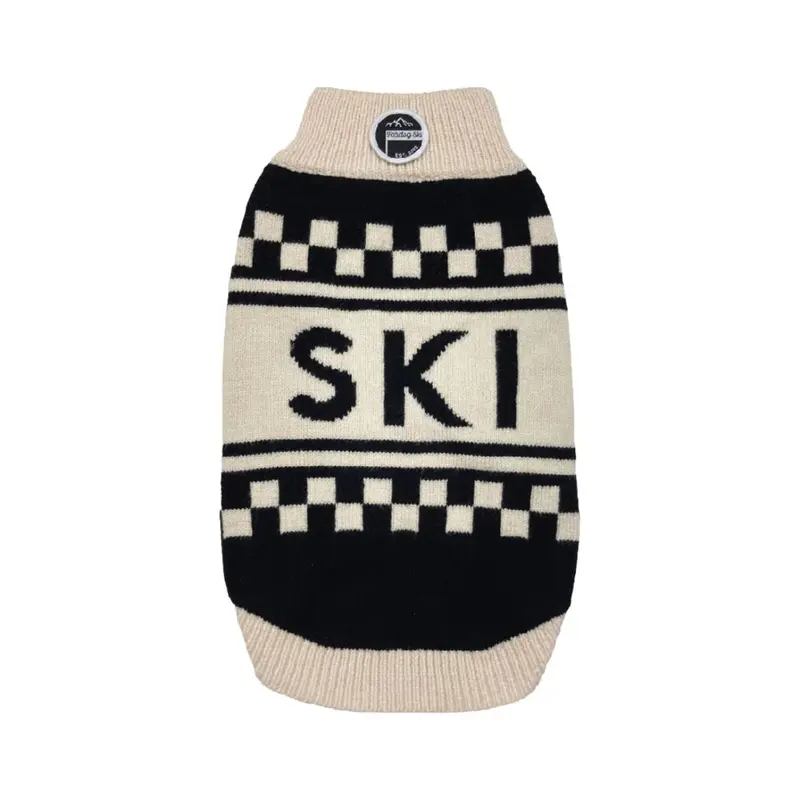 fabdog Ski Dog Sweater - Mini Check