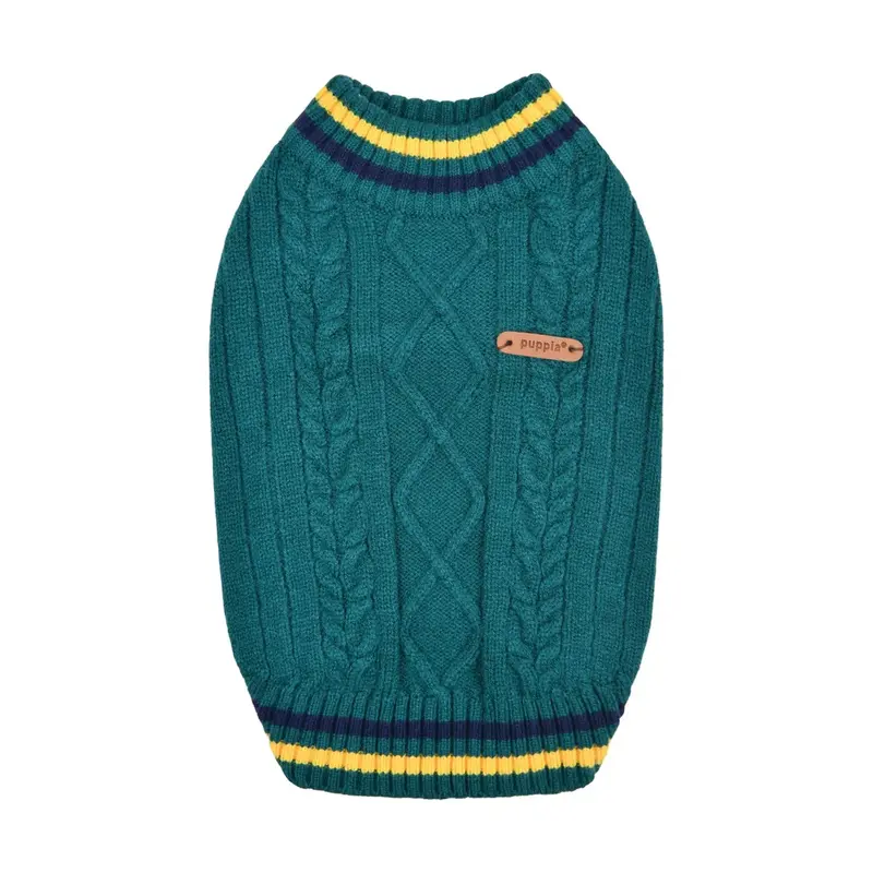 Puppia Joise Dog Sweater - Green