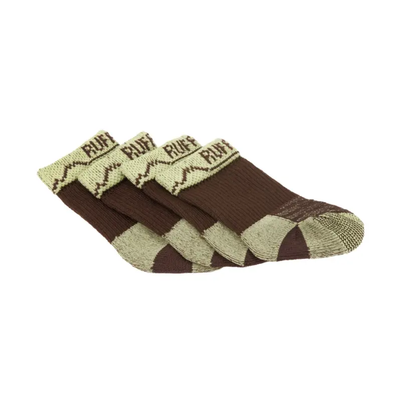 RuffWear Bark'n Dog Boot Dog Socks - Earth Brown