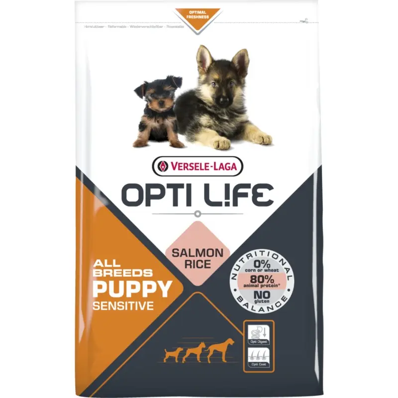 Versele Laga Opti Life Puppy All breed sensitive, 12 kgs