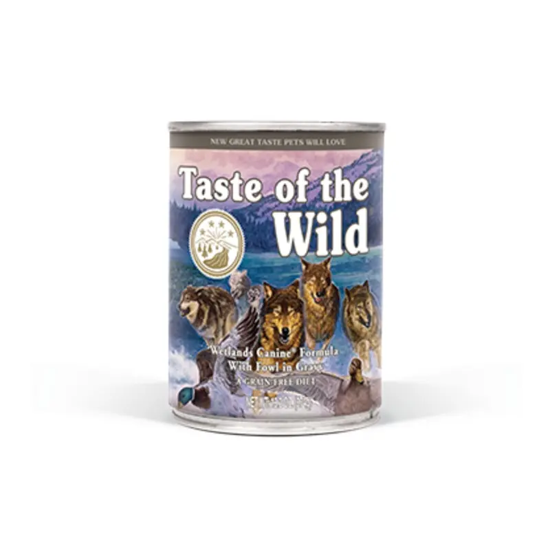 Taste of the wild Wetlands Canine Formula with Fowl in Gravy, 390g