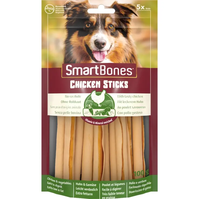 Smart Bones Chicken Sticks (x5), 100g