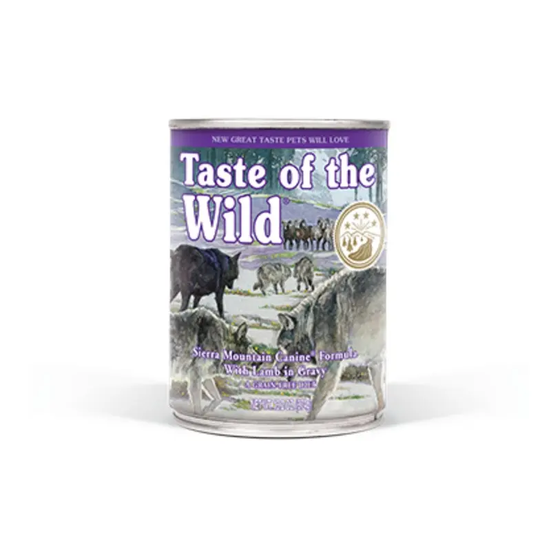 Taste of the wild Sierra Mountain Canine Formula with Lamb in Gravy, 390g