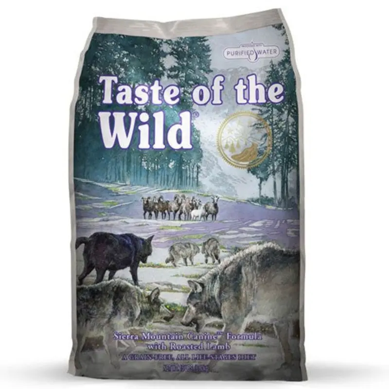 Taste of the wild Sierra Mountain Canine Formula with Roasted Lamb