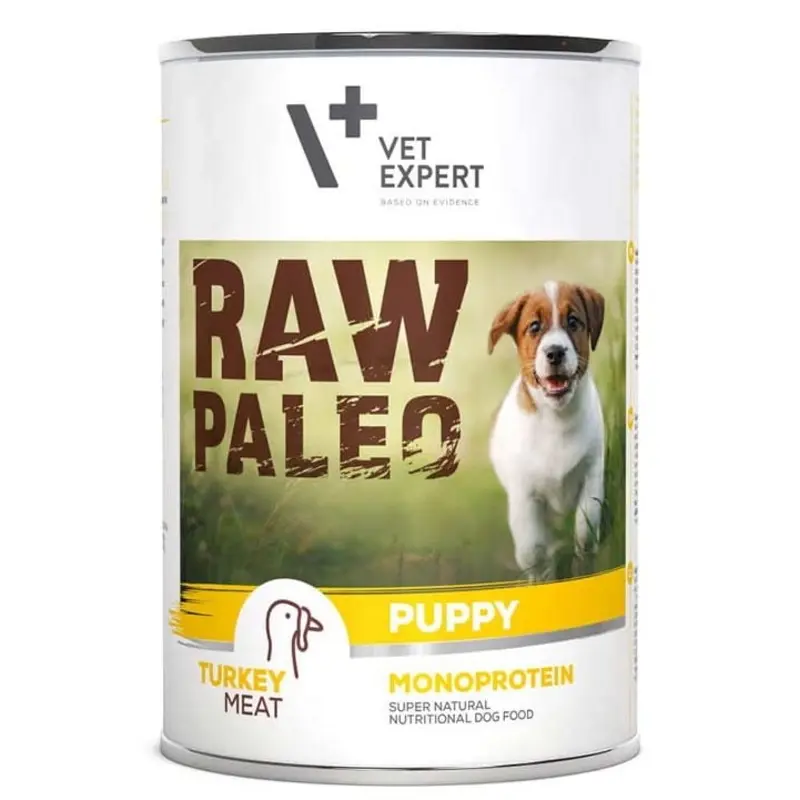 Raw Paleo Mono Protein tin 400g - Puppy (Turkey)