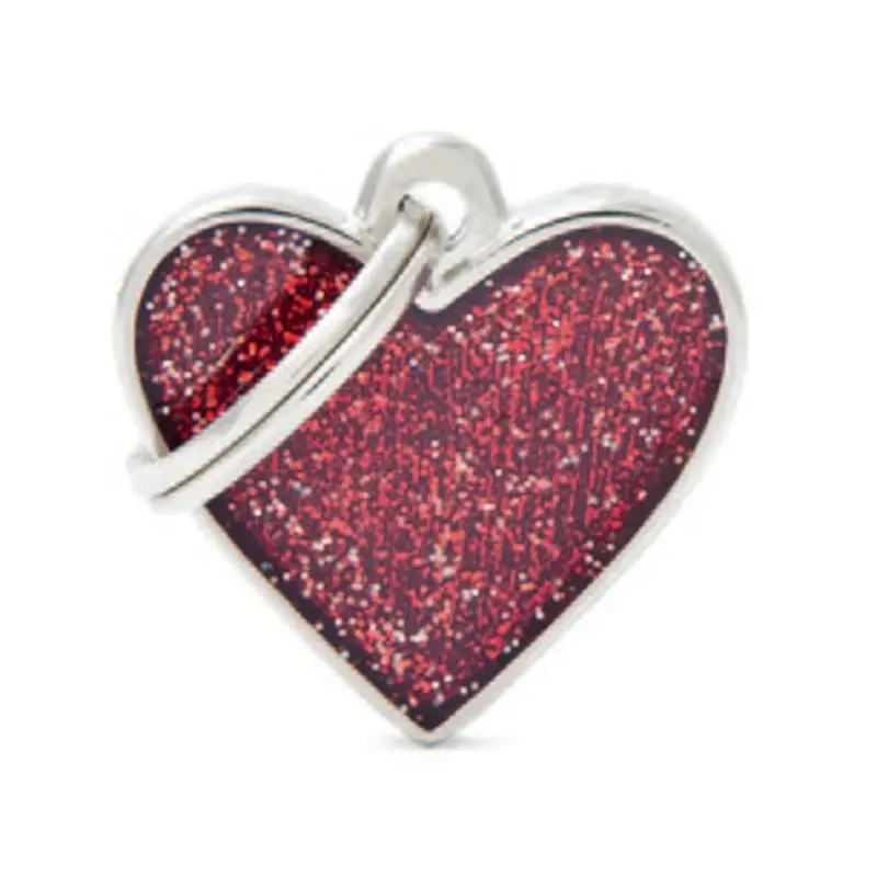 Red Glitter Heart