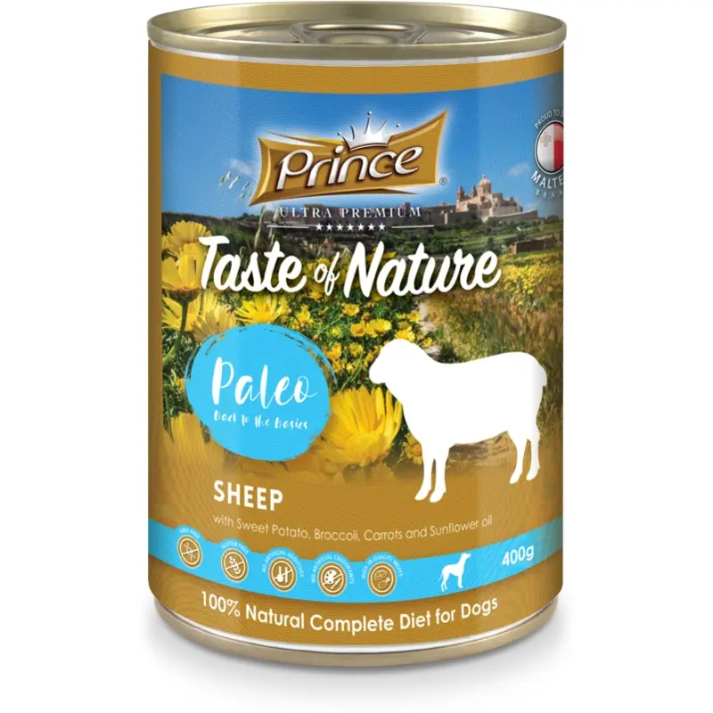 Prince Taste of Nature tin, Sheep & Sweet Potato 400g