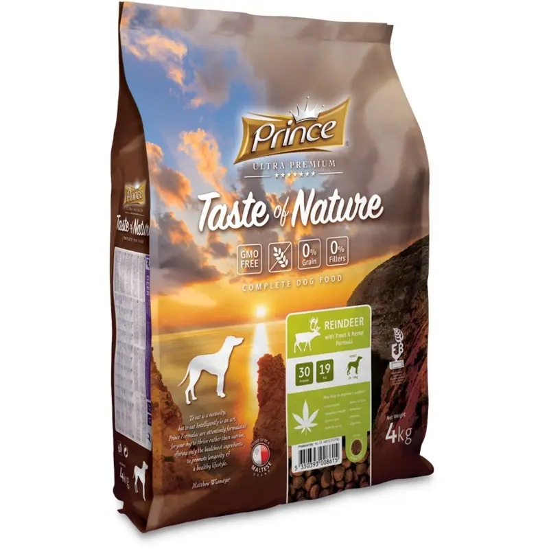 Prince Taste Of Nature Ultra Premium, Reindeer with Trout & Hemp