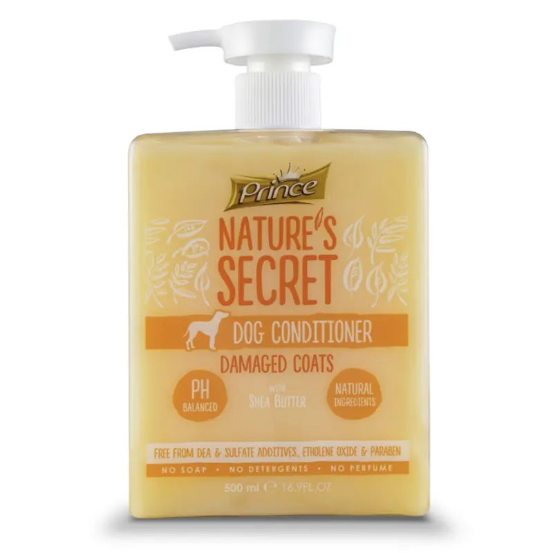Prince Nature's Secret Conditioner Damaged Coats with Shea Butter, 500ml