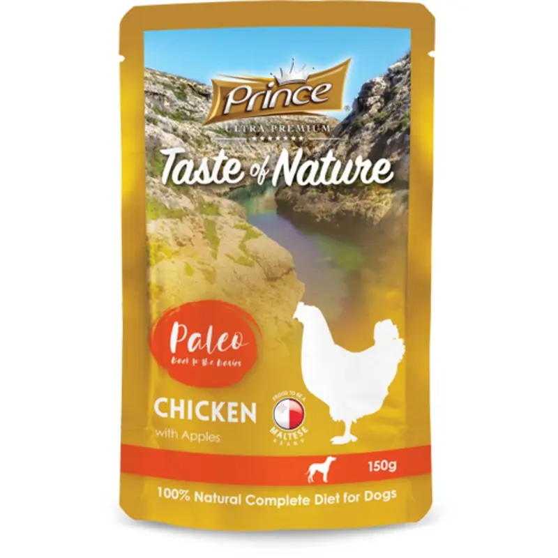 Prince Pouch Chicken with Baked Apples and Reishi Extract, 150g
