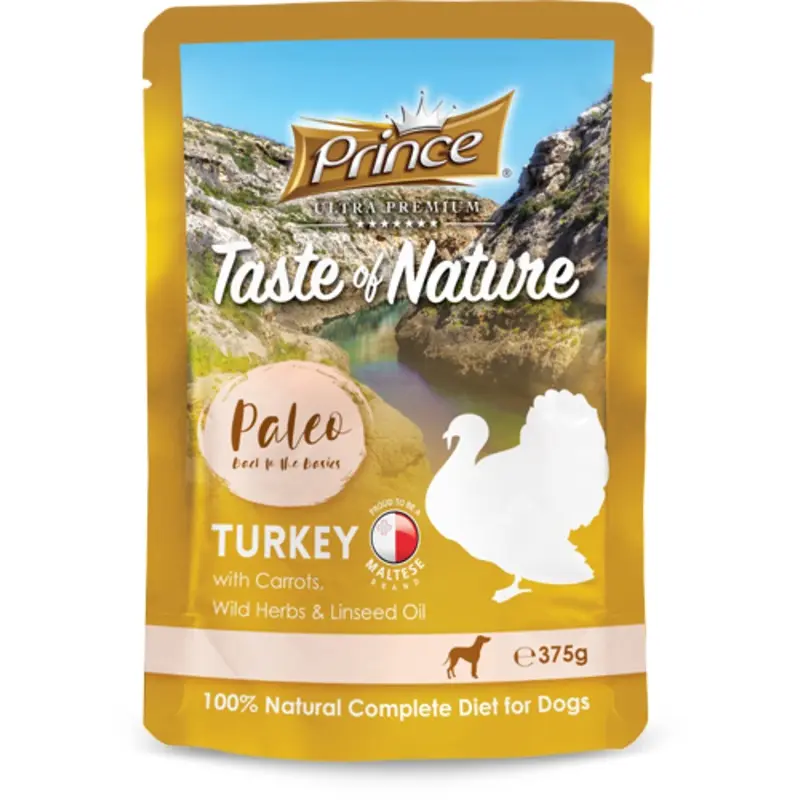 Prince Pouch Turkey with Carrots, 375g