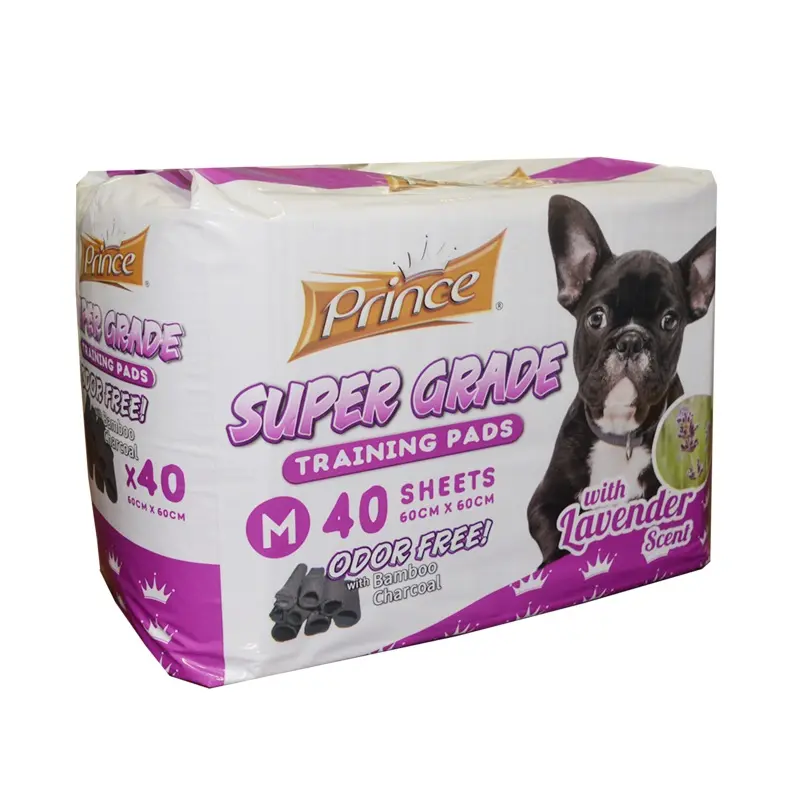 Prince Puppy Super Grade Training Pads, With Lavander Scent