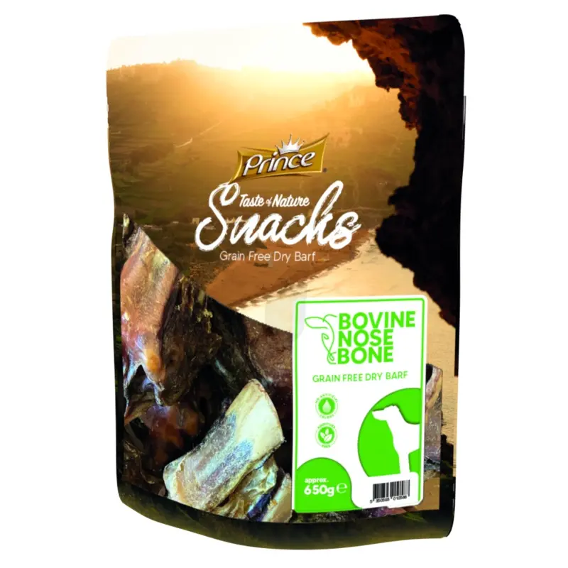 Prince Taste of Nature Snacks - Bovine Nose Bone, 650g