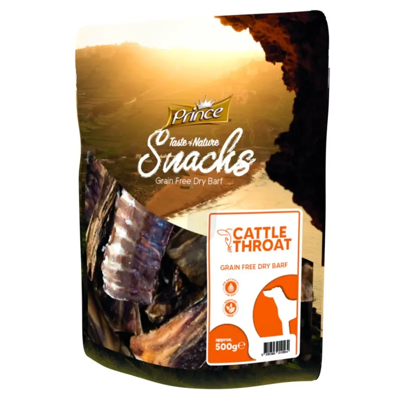 Prince Taste of Nature Snacks - Cattle Throat, 500g