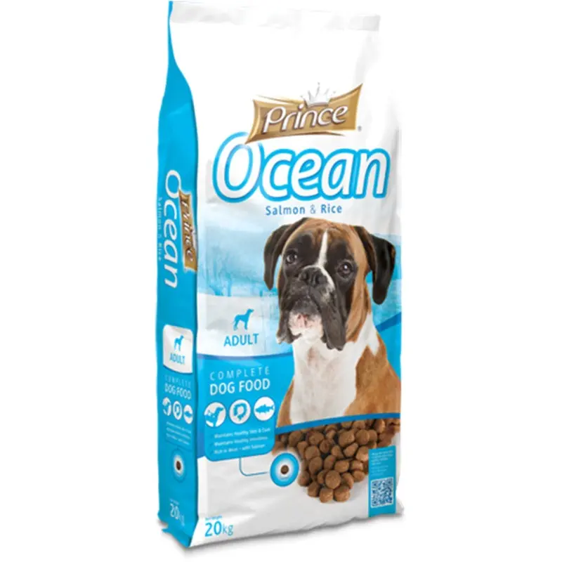 Prince dry food Ocean (salmon & rice), 20 kgs