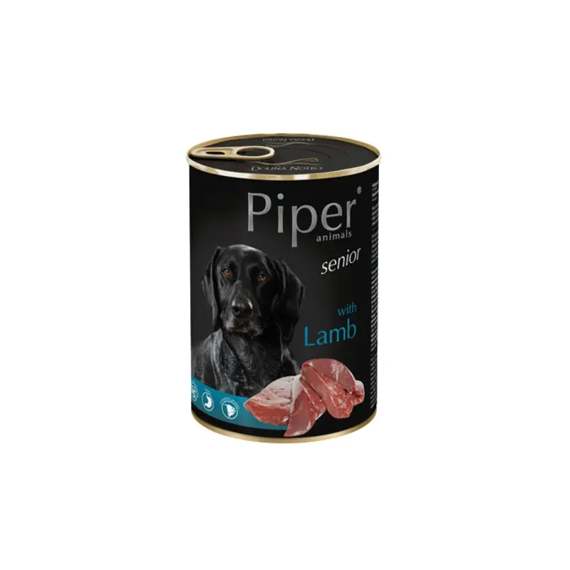 Piper senior dog  tin 400g - Lamb