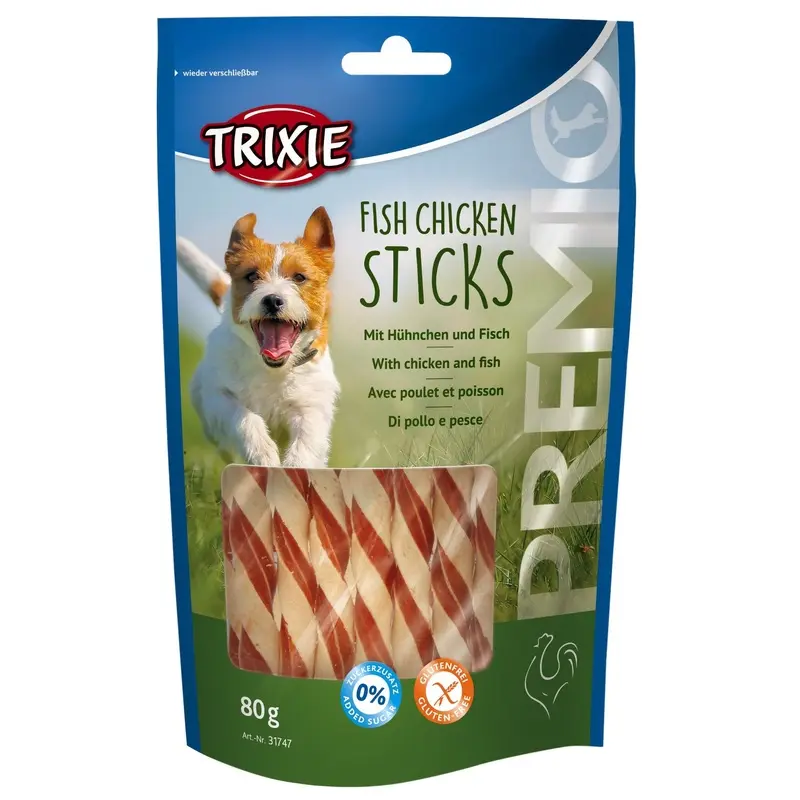 PREMIO Fish Chicken Sticks, 80g