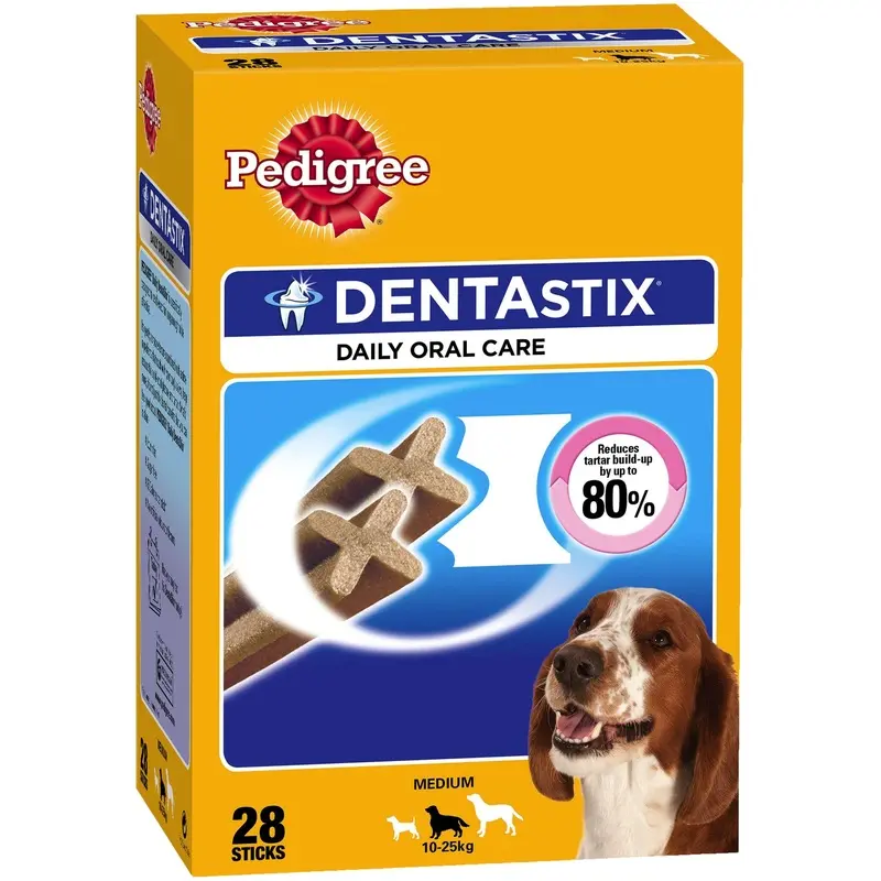Pedigree DENTAstix 4 Pack (28 sticks) for Medium Dogs